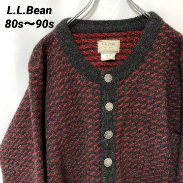 N-5775 80s90s L.L.Bean 버즈아이 니트 노르웨이산 L