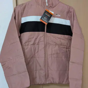 새상품. 미사용 FILA 여성용 알루미늄 프린트 점퍼 L