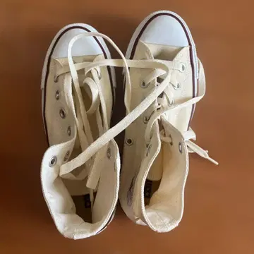 CONVERSE ALL STAR 하이컷 스니커즈 크림