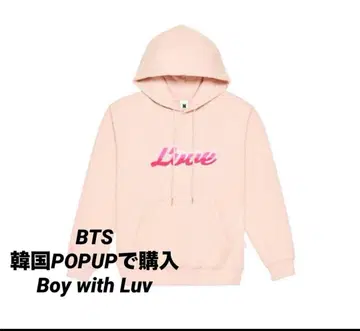 새상품급 BTS POPUP 구매 후디 M