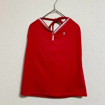 [ 새상품급 ] a.v.v 홀터넥 탱크탑 레드 42 L 상당