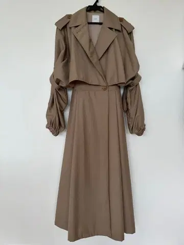 Ameri VINTAGE GOURD SLEEVE TRENCH COAT