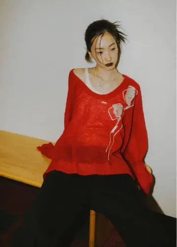 Knuth Mart 완판템 embroidery sheer