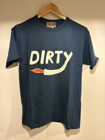 AT-DIRTY 네이비 T셔츠 SMALL