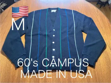 60s CAMPUS VINTAGE 가디건 니트 캠퍼스