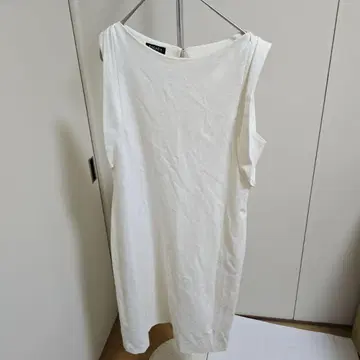 ESCADA 에스카다 화이트 슬리브리스 원피스
