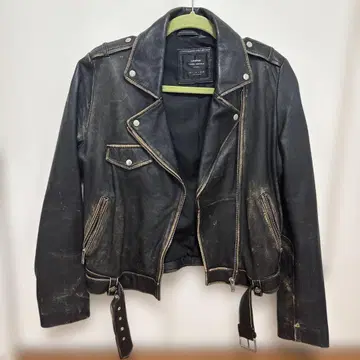 ZARA Trafaluc 가죽 라이더 자켓 L 블랙