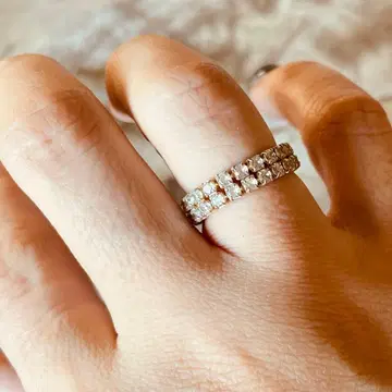 les bonbon princess double ring 골드