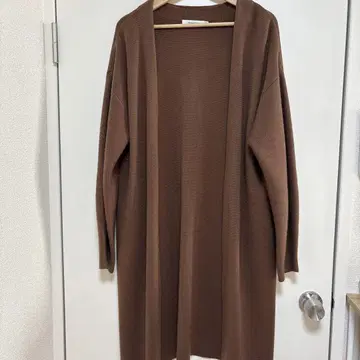 브라운 롱 코트