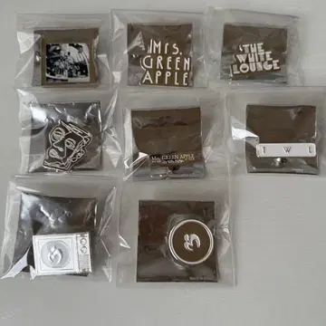 Mrs. GREEN APPLE White Lounge 랜덤 핀 배지