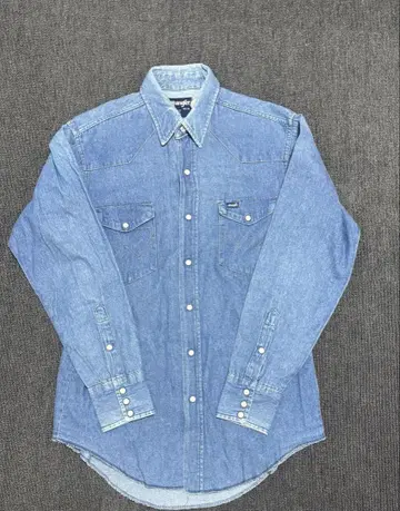 WRANGLER 데님 웨스턴 셔츠 80s USA 제조