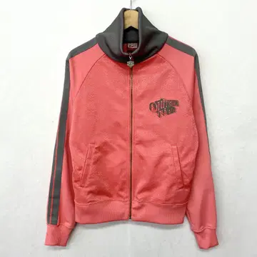오니츠카타이거 트랙 자켓 호랑이 자수 M 핑크