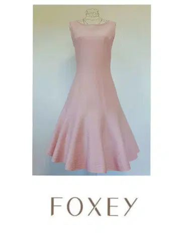 FOXEY 폭시 니트 원피스 핑크 38