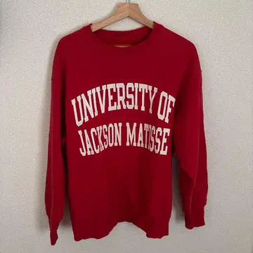 JACKSON MATISSE 대학명 프린트 트레이닝복
