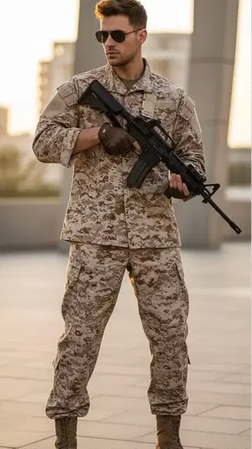 새상품 US Army ACU 셋업 S-R 카모플라쥬