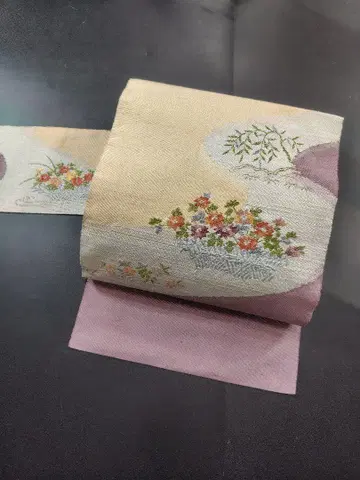 팔촌 나고야 오비 등나무색 흐르는 물 울타리 캐주얼 a617