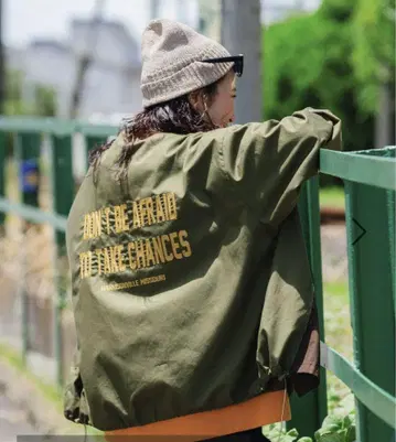 니코앤드 [be with M] 미사요 밀리터리 리메이크 자켓 카키