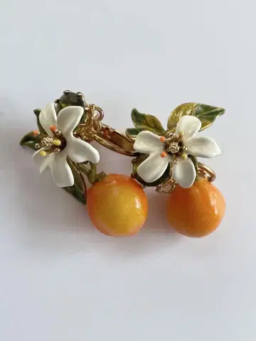 꽃과 과일 디자인 귀찌