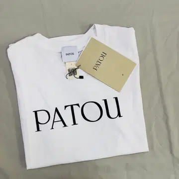 PATOU 파투 화이트 T셔츠 L 사이즈