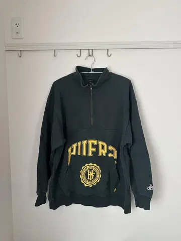 huf fr2 hufr2 하프 지퍼 맨투맨 그린