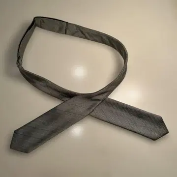 폴 스튜어트 헤링본 보타이(나비 넥타이) 그레이 1회 사용