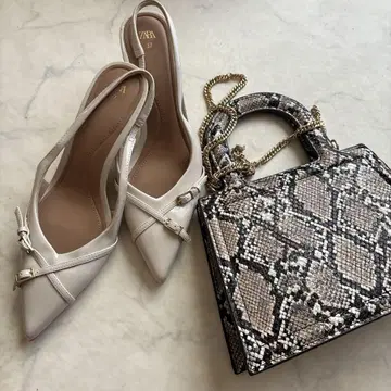 ZARA 펌프스 37 ZARA 백 2점 세트