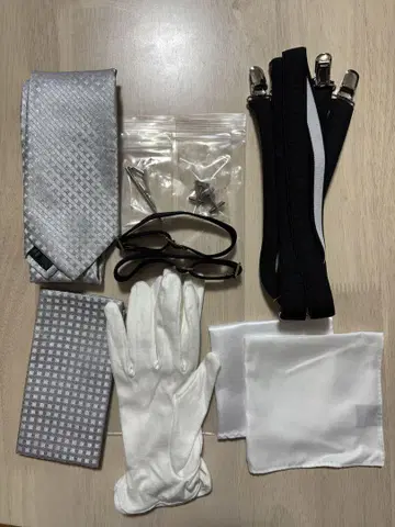 결혼식 신랑 잡화 세트