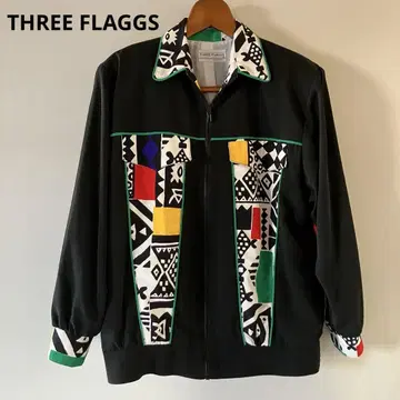 구제 의류 80년대 three flaggs 나일론 자켓 USA 제조