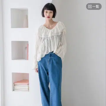 LOWRYSFARM 모듬 프릴 블라우스