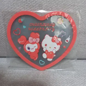헬로키티 마이멜로디 하트형
