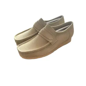 [ 미사용 새상품 ] 왈라비 로퍼 베이지 클락스 오리지널스 26cm