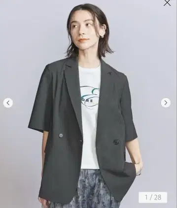 하프 슬리브 자켓 뷰티 앤 유스