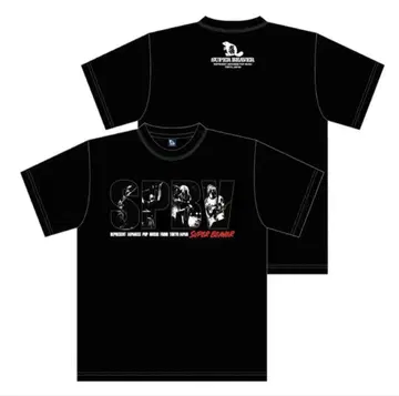 SUPER BEAVER 사진T셔츠 블랙 XL사이즈