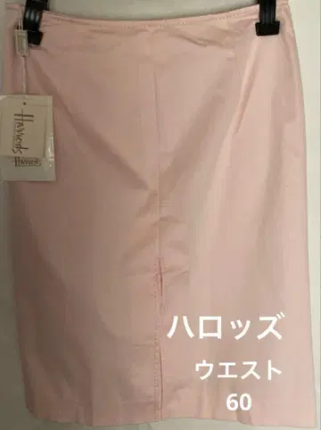 Harrods 해롯 핑크 미디 스커트 허리 60 택 포함 미사용품