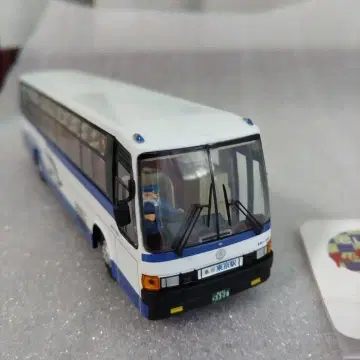 미니어처 버스 BUSARAMA JB3002 화이트/블루