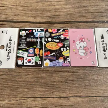 Tmoney 카드 교통 카드 artbo 3장