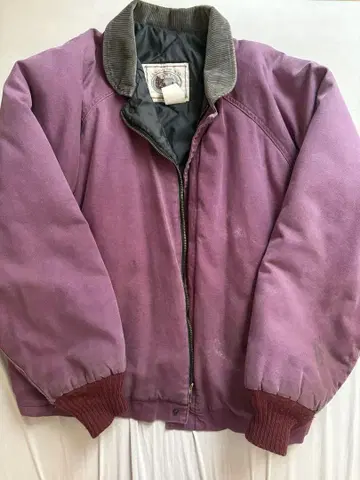 [ 구제 의류 ] 보라색 페이드 코듀로이 옷깃 점퍼 액티브 자켓