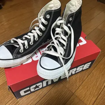 CONVERSE ALL STAR 블랙 스니커즈 26.5