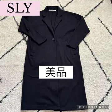 SLY STANDARD 블랙 롱 코트