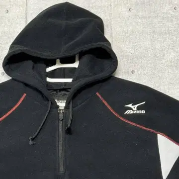 MIZUNO 하프 지퍼 플리스 자켓 후드티 안감 부착 미즈노
