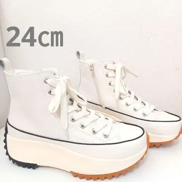 누벨 보 럭스라인 통굽 스니커즈 부츠