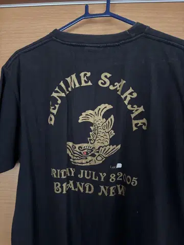 DENIME 드님 블랙 T셔츠 L