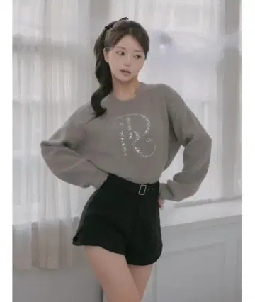 Darich DR 비쥬 볼륨 리브 니트탑