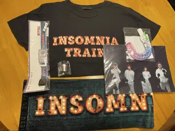 INSOMNIA TRAIN 티셔츠와 굿즈 세트 D