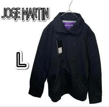 택 포함 새상품 JOGE MARTIN 조지마틴 블루종 블랙 L