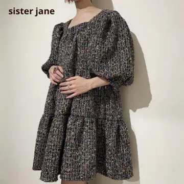 Sister Jane Waltz Tweed Confetti 드레스