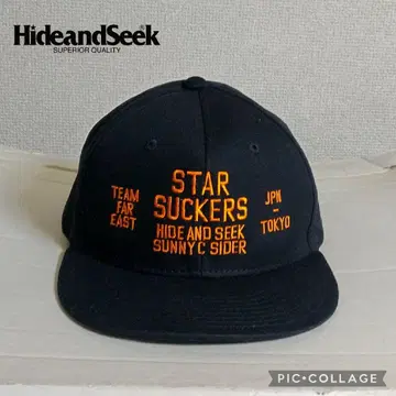새상품급 Hideandseek 캡 블랙