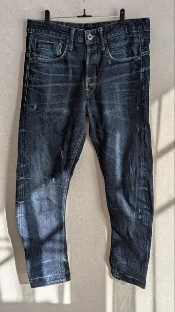 G-Star RAW 데미지 가공 데님 팬츠