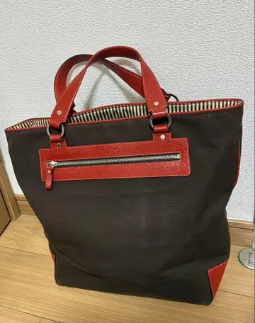 Kate Spade 토트백 브라운과 빨간색