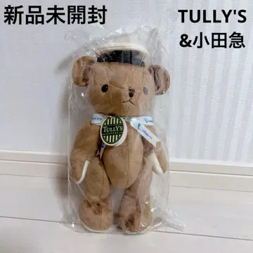 미개봉 새상품 TULLY'S 오다큐 콜라보 곰 봉제 인형
